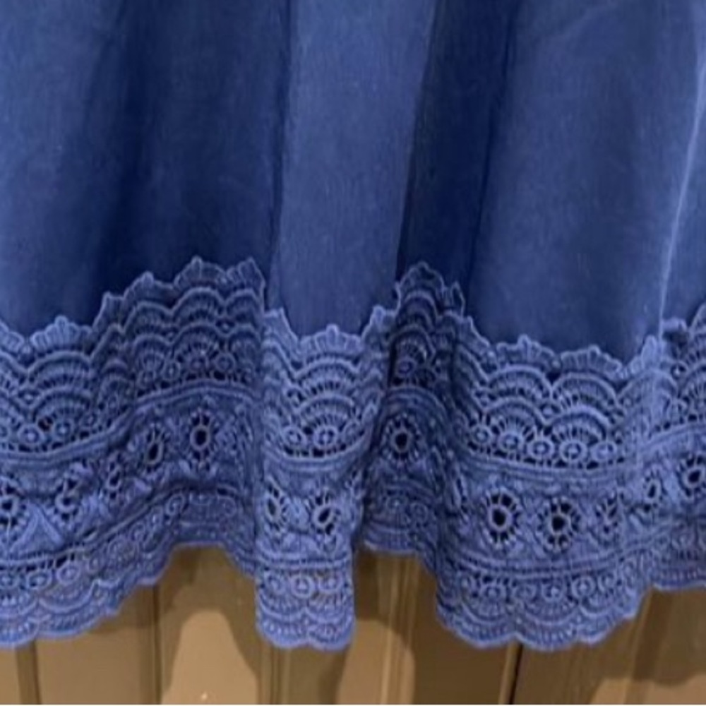 Francesca ‘Kady’ Royal Blue Dress XS Lace Trim - Picture 6 of 8